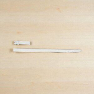 Hermès Cape Cod Double Tour Watch Strap 31mm SH White Leather – New